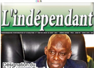 L’INDPDT N° 1469 du jeudi -1