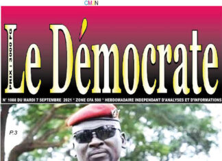 Le Démocrate du 7 septembre 2021