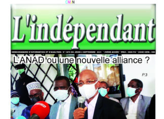 L’indépendant N° 1470 du 02 septembre 2021