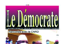 Le Démocrate du mardi 21 septembre 2021