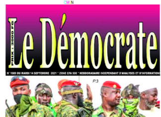 Le Démocrate du 14 septembre 2021