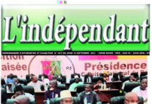 L’Indépendant du jeudi 16 septembre 2021