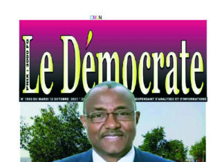 Le Démocrate du mardi 12 octobre 2021