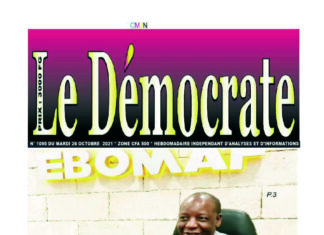 Le Démocrate du mardi 26 octobre 2021