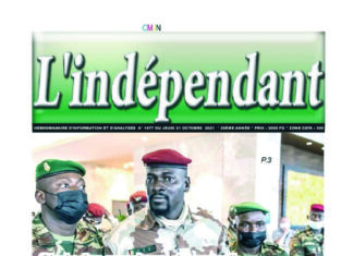 L’Indépendant du jeudi 21 octobre 2021