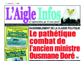 L’Aigle Infos du lundi 22 novembre 2021