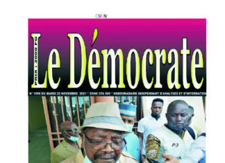 Le Démocrate du mardi 23 novembre 2021