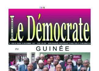 Le Démocrate du mardi 16 novembre 2021