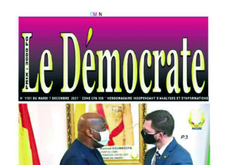 Le Démocrate du mardi 7 décembre 2021
