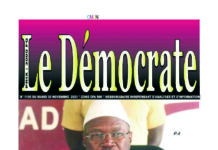 Le Démocrate du 30 novembre 2021