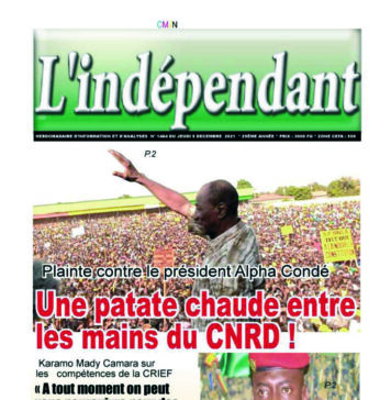 L’Indépendant du jeudi 9 décembre 2021