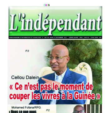 L’Indépendant du jeudi 16 décembre 2021