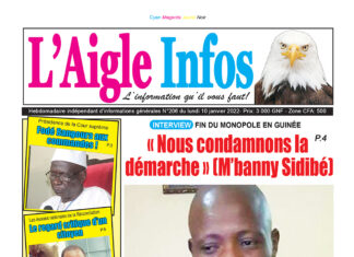 L’Aigles infors du Lundi 10 janvier