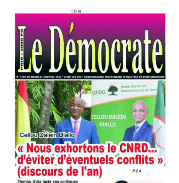 Le Démocrate du 4 janvier 2022