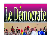 Le Démocrate du lundi 28 décembre 2021
