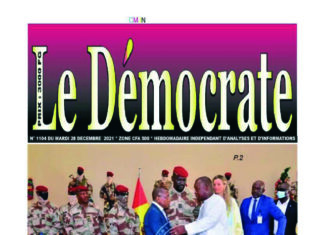 Le Démocrate du lundi 28 décembre 2021