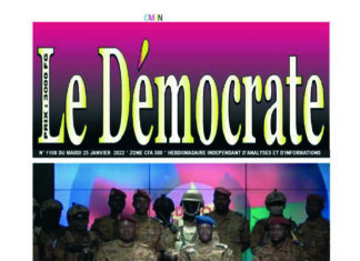 Le Démocrate du mardi 25 janvier 2022