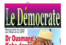 Le Démocrate du 11 & 18 janvier 2022