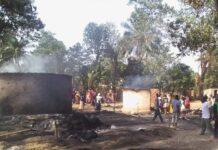 Commune urbaine de Télimélé: un incendie ravage cinq cases au quartier Mégnéré.