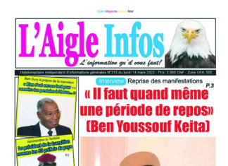 L’Aigle Infos du lundi 14 mars 2022