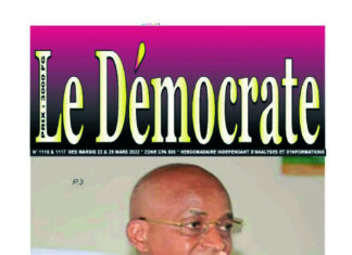 Le Démocrate des 22 et 29 mars 2022