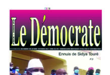 Le Démocrate des mardis 1er & 08 mars 2022