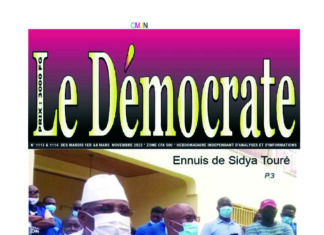 Le Démocrate des mardis 1er & 08 mars 2022