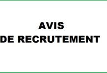 AVIS DE RECRUTEMENT D’UN RESPONSABLE DES SERVICES GENERAUX