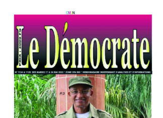 Le Démocrate des mardis 17 et 24 mai 2022