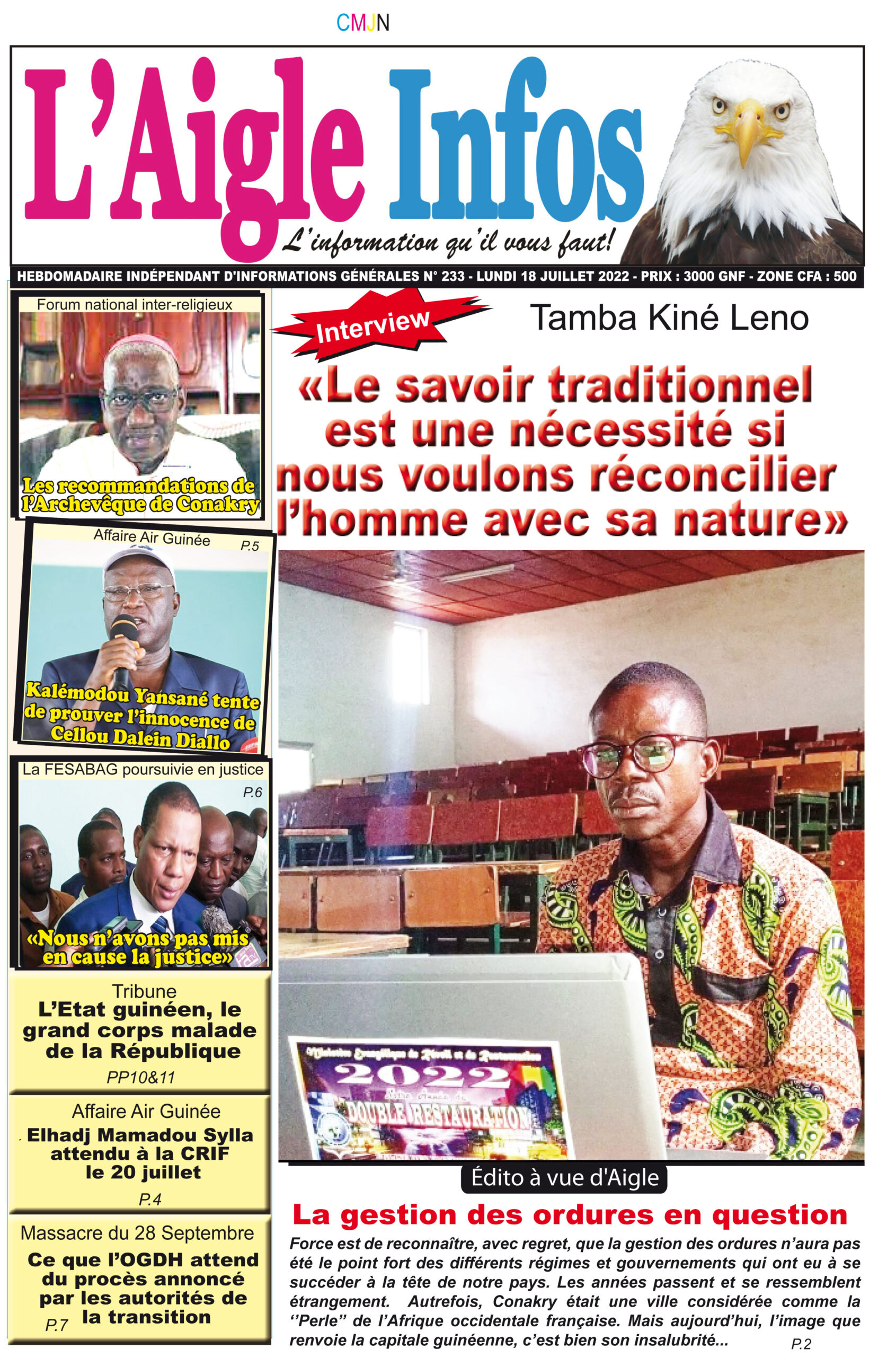 L’Aigle Infos du lundi 18 juillet 2022