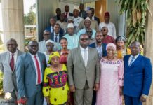 Primature: Les acteurs du cadre de dialogue reçus par Dr Bernard Goumou