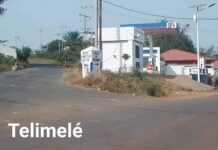 Télimélé : un véhicule chargé de gasoil prend feu