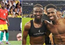 Vol du maillot de Vinicius Jr : Un jouer guinéen écarté de la Coupe d’Afrique des Nations, malgré ses 23 sélections