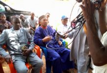 Telimélé : Rencontre entre Rotary International Belgique et la population pour le lancement d’un forage d’eau potable, à Dara