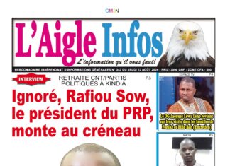 L’AIGLE INFOS N° 342 DU JEUDI 22 AOÛT 2024