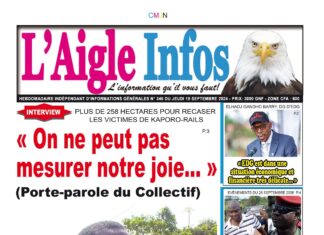 L’AIGLE INFOS N° 346 DU JEUDI 19 SEPTEMBRE 2024