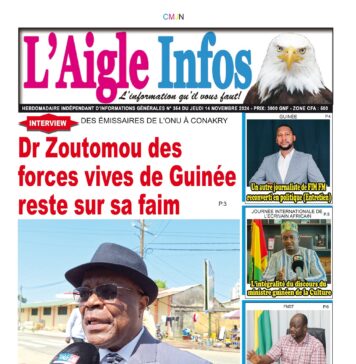 L’AIGLE INFOS N° 354 DU JEUDI 14 NOVEMBRE 2024