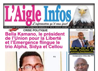 L’AIGLE INFOS N° 362 DU JEUDI 09 JANVIER 2025