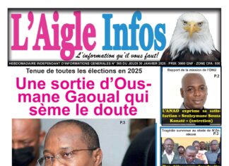 L’AIGLE INFOS N° 365 DU JEUDI 30 JANVIER 2025