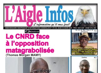 L’AIGLE INFOS N° 370 DU JEUDI 06 MARS 2025