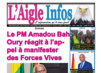 L’AIGLE INFOS N° 394 DU JEUDI 21 AOUT 2025