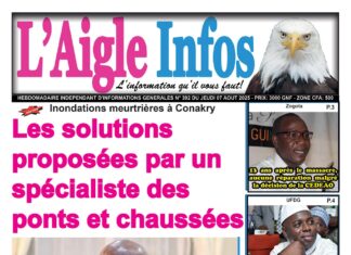L’AIGLE INFOS N° 392 DU JEUDI AOUT 2025