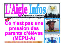 L’AIGLE INFOS N° 396 DU JEUDI 04 SEPTEMBRE 2025
