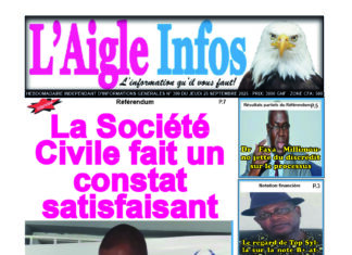 L’AIGLE INFOS N° 399 DU JEUDI 25 SEPTEMBRE 2025