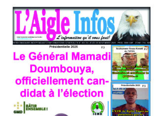 L’AIGLE INFOS N° 405 DU JEUDI 06 NOVEMBRE 2025