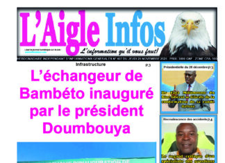 L’AIGLE INFOS N° 407 DU JEUDI 20 NOVEMBRE 2025