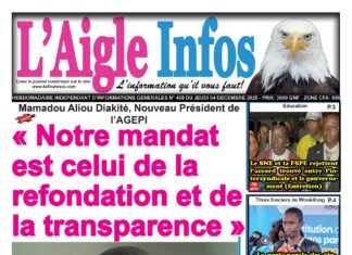 L’AIGLE INFOS N° 409 DU JEUDI 04 DECEMBRE 2025