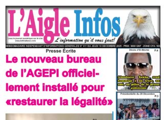 L’AIGLE INFOS N° 411 DU JEUDI 18 DECEMBRE 2025