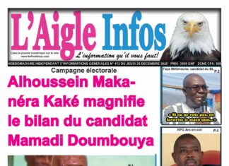 L’AIGLE INFOS N° 412 DU JEUDI 25 DECEMBRE 2025