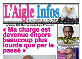 L’AIGLE INFOS N° 417 DU JEUDI 29 JANVIER 2026